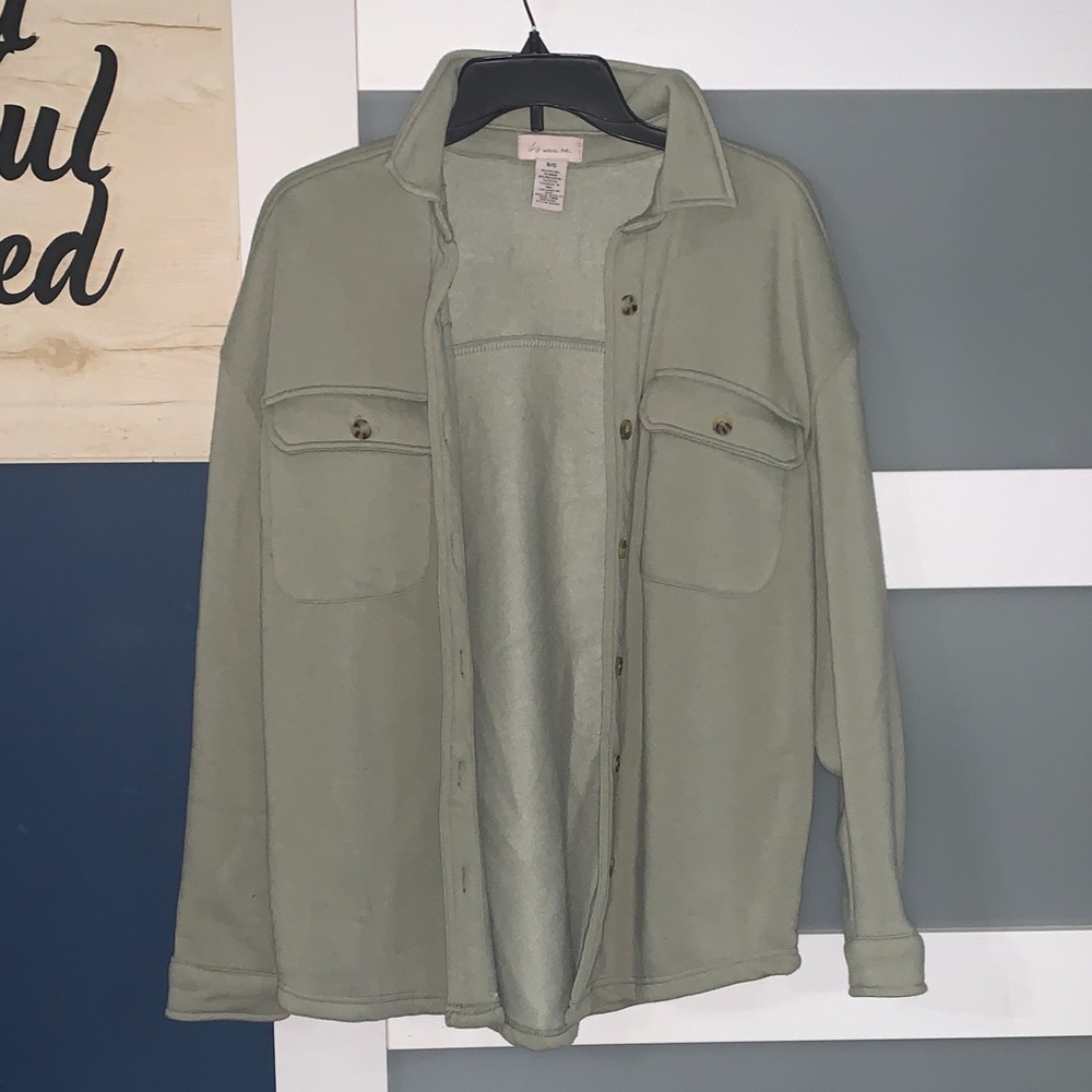 if it were me Sage Green Jacket